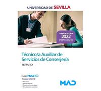 Técnico/a Auxiliar de Servicios de Conserjería de la Universidad de Sevilla. Temario