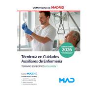 TECNICO/A CUIDADO AUXILIAR ENFERMERIA TEMARIO 1 MADRID