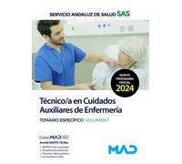 TECNICO/A CUIDADO AUXILIAR ENFERMERIA TEMARIO ESPECIFICO 1 | Aa. Vv.