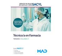 Tecnico/a En Farmacia Servicio De Salud De Castilla Y Leon Temario Vol