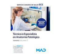 TECNICO/A ESPECIALISTA ANATOMIA PATOLOGICA TEMARIO 3 CANARIO