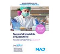 Técnico/a Especialista De Laboratorio Temario Parte Específica Volumen