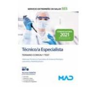 Técnico/a Especialista del Servicio Extremeño de Salud (SES). Temario común y test