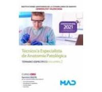 Técnico/a Especialista En Anatomía Patológica. Temario Específico Volu