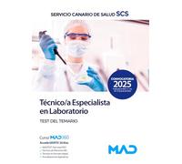 Técnico/a Especialista en Laboratorio del Servicio Canario de Salud. Test del temario