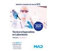 Técnico/a Especialista En Laboratorio. Temario Volumen 3