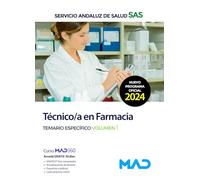 TECNICO/A FARMACIA TEMARIO ESPECIFICO 1 SERVICIO ANDALUZ SA