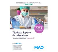 Técnico/a Superior de Laboratorio del Servicio de Salud de Castilla-La Mancha (SESCAM). Temario específico volumen 2