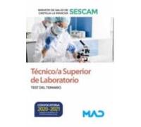 Técnico/a Superior de Laboratorio del Servicio de Salud de Castilla-La Mancha (SESCAM). Test del temario