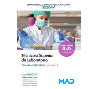 Técnico/a Superior de Laboratorio del Servicio de Salud de Castilla-La Mancha (SESCAM). Temario específico volumen 1
