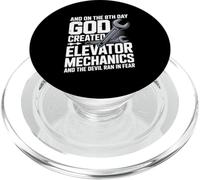 Técnico Ascensor Mecánico PopSockets PopGrip para MagSafe