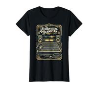 Técnico Audiovisual Literalmente Plug and Pray AV Tech Camiseta gráfica económica, Mujer, Negro, L