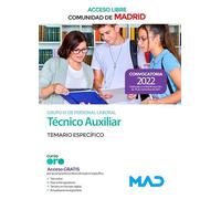 Técnico Auxiliar Grupo IV de la Comunidad de Madrid (acceso libre). Temario Específico