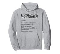 Técnico biomédico Definición de trabajo Personalizado Divertido Sudadera con Capucha