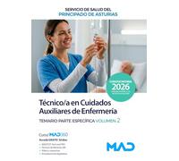 TECNICO CUIDADO AUXILIAR ENFERMERIA TEMARIO 2 PRINCIPADO AST