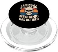Técnico de ascensores Jubilado Mecánico de Ascens PopSockets PopGrip para MagSafe