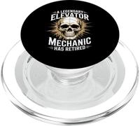 Técnico de ascensores Jubilado Mecánico de Ascens PopSockets PopGrip para MagSafe