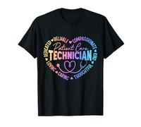 Técnico de atención al paciente Estetoscopio cardíaco PCT Camiseta