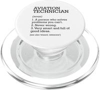 Técnico de aviación Definición de trabajo Personalizado Divertido PopSockets PopGrip para MagSafe