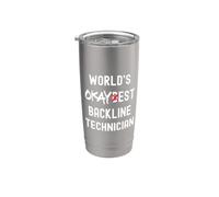 Técnico de backline más promedio del mundo Vaso térmico de acero inoxidable de doble pared