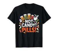 Tecnico De Farmacia Halloween Dulce O Truco Frasco Pastillas Camiseta