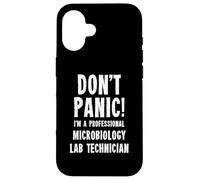 Técnico de laboratorio de microbiología Carcasa para iPhone 16