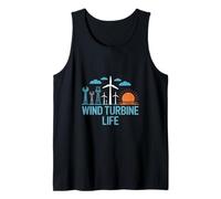Técnico de turbina eólica Life Wind Turbine Camiseta sin Mangas