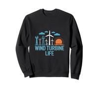 Técnico de turbina eólica Life Wind Turbine Sudadera