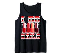 Técnico de uñas I Do Nails, Artista de uñas, Nail Tech, Bootleg de los 90 Camiseta sin Mangas