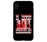 Técnico de uñas I Do Nails, Artista de uñas, Nail Tech, Bootleg de los 90 Carcasa para iPhone XS MAX