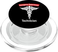 Técnico del Departamento de Emergencias ED Tech Medical Caduceus ER PopSockets PopGrip para MagSafe