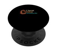 Técnico Divertido de Control de Calidad I Speak Fluent Standards PopSockets PopGrip Adhesivo