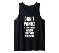 Técnico en Equipos Nucleares Camiseta sin Mangas