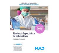 Técnico Especialista de Laboratorio del Servicio de Salud del Principado de Asturias. Test del temario