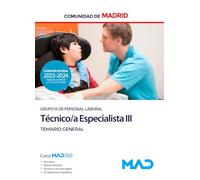 Tecnico Especialista Iii (grupo Iii) De La Comunidad Autonoma De Madri
