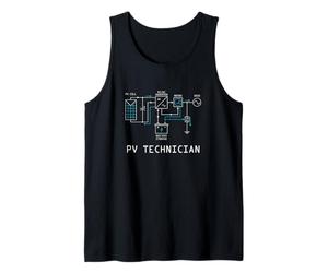 Técnico fotovoltaico Experto Profesional en energías solares renovables Camiseta sin Mangas