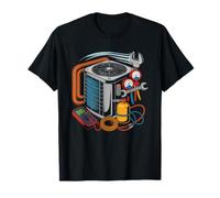 Tecnico HVAC Maestro Vintage Orgullo del Oficio Trabajador Camiseta