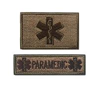 Técnico Médico de Emergencias Emblemas Bordadas Insignias Militares Pequeñas Mochilas Para Mujer (caqui, Talla única), caqui, Talla única