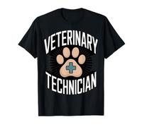 Técnico Veterinario Animal Paw Career Pride Camiseta
