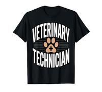 Técnico Veterinario Animal Paw Career Pride Camiseta