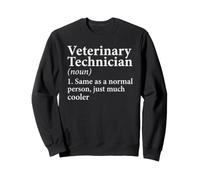 Técnico Veterinario Diccionario Definición Funny Vet Tech Sudadera