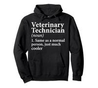 Técnico Veterinario Diccionario Definición Funny Vet Tech Sudadera con Capucha
