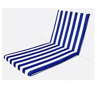 Tecnicos Especialistas Del Plastico 8426334013974 - Cojin tumbona monob. 120x50x5cm bl/az teplas