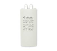 Tecnid by Velamp - Condensador de arranque de fondo plano de 60 µF y 450 V CA - Para motores monofásicos, bombas sumergibles, compresores y aires acondicionados