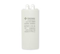 Tecnid by Velamp - Condensador de arranque de fondo plano de 9 µF y 450 V CA - Para motores monofásicos, bombas sumergibles, compresores y aires acondicionados
