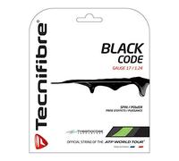 Tecnifibre Black Code - Cuerda de tenis (16 g), color lima