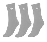 Tecnifibre Calcetines Tenis Clásicos Plata 3 Pares Talla 39/43