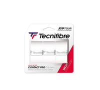 Tecnifibre Overgrip Pro Contact ATP 3 Pack Standard - white
