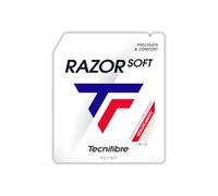 Tecnifibre Razor Soft - Cuerda de tenis de poliéster monofilamento suave, 1,30 mm, color blanco, juego de 12 m