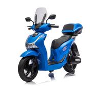 Tecnobike Shop Moto eléctrica para niños moto Honda SH125 luces LED sonidos Mp3 (azul)